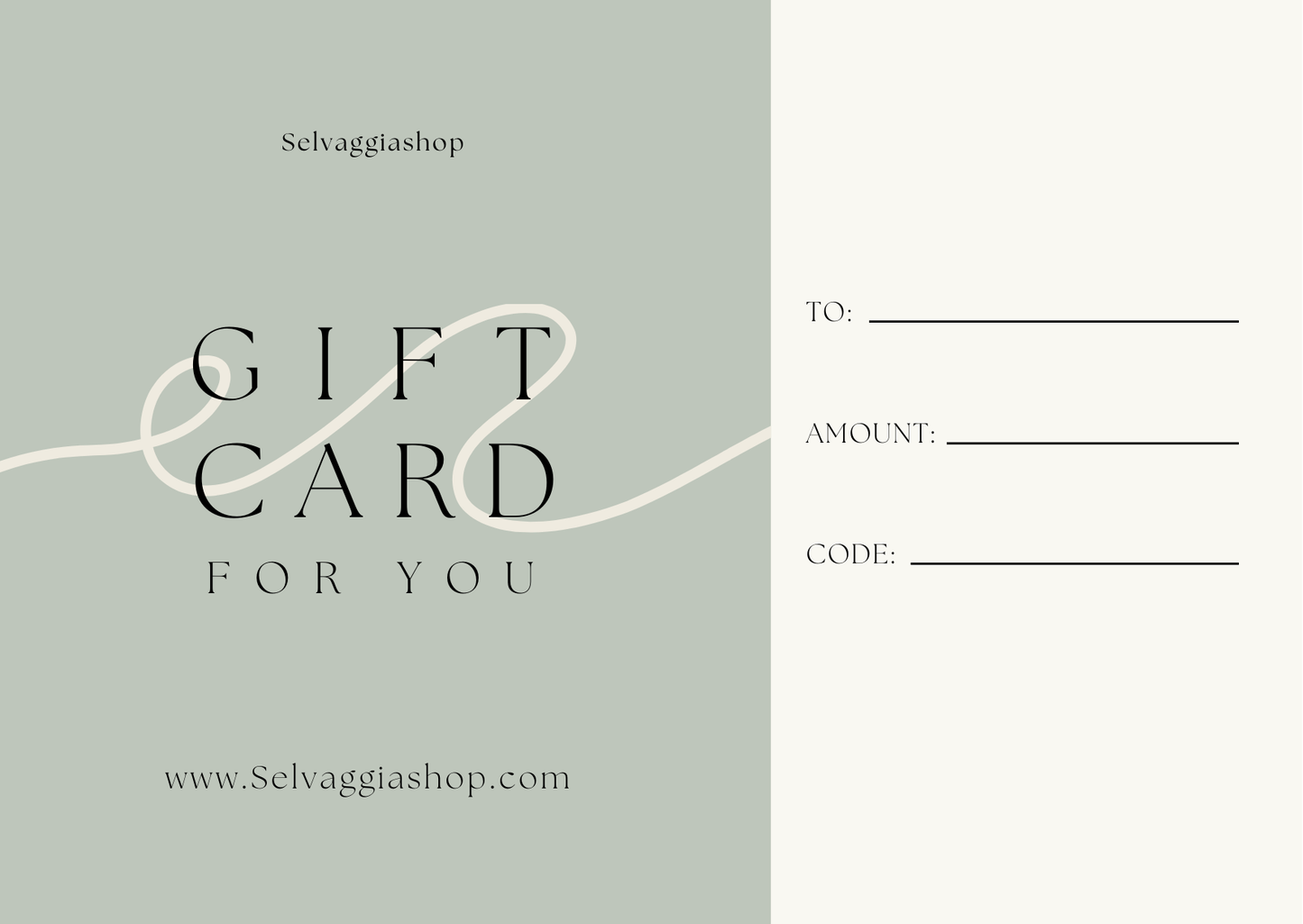 Gift Card ✨